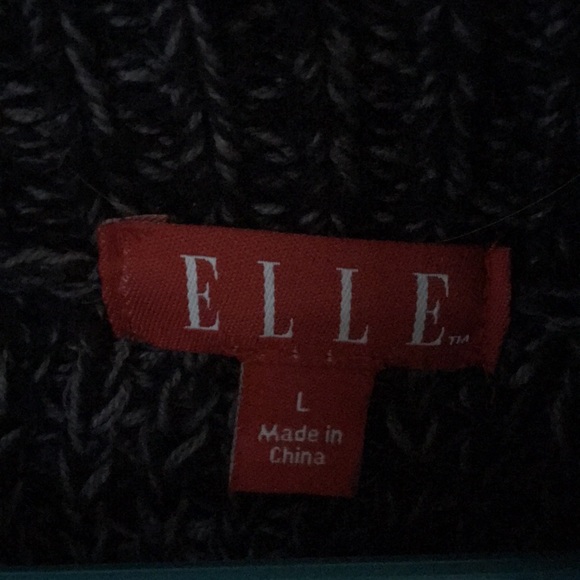 NEVER WORN Grey and black Elle sweater - Picture 2 of 4